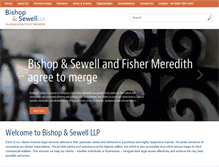 Tablet Screenshot of bishopandsewell.co.uk